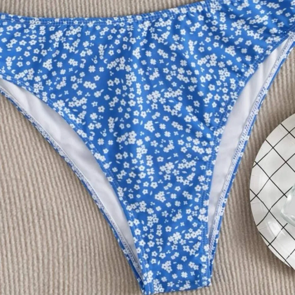 SUMMER PRINT FLORAL BIKINI 👙 high waisted - Picture 5 of 6